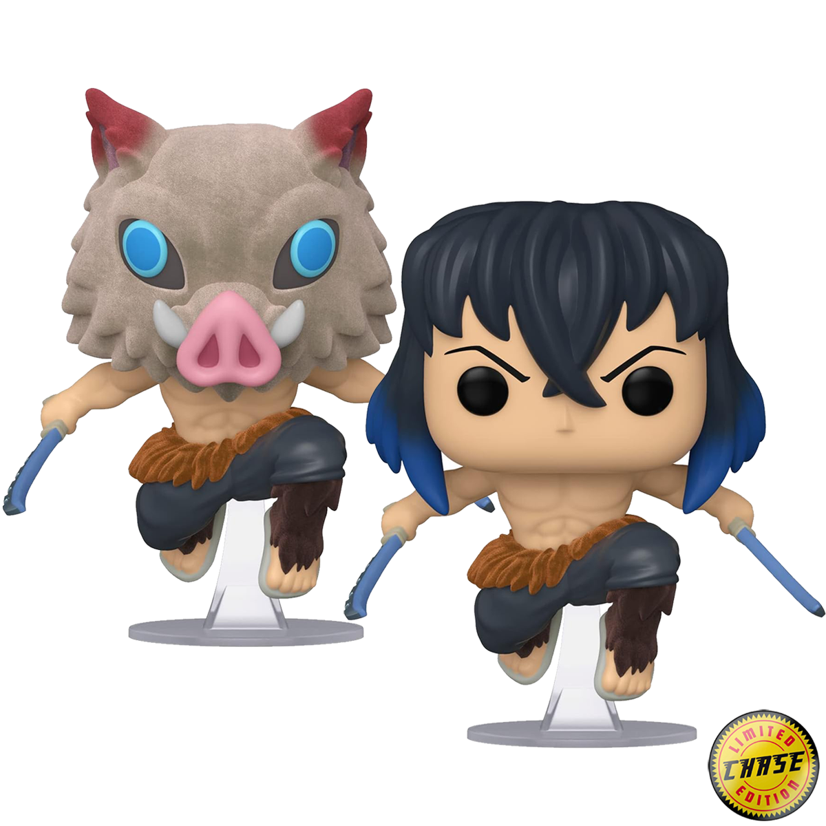 Funko Pop hot Demon Slayer Inosuke hashibira chase flocked