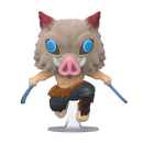 Inosuke Hashibara (Flocked) Demon Slayer Funko Pop! Anime Vinyl Figure Common + Chase Bundle