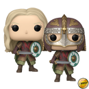 Eowyn (Battle) Lord of the Rings Funko Pop! Movies Vinyl Figure Common + Chase Bundle