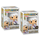 Luffy Gear Five One Piece Funko Pop! Anime Vinyl Figure Common + Chase Bundle