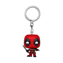 Deadpool with Swords Deadpool & Wolverine Funko Pocket Pop! Marvel Keychain