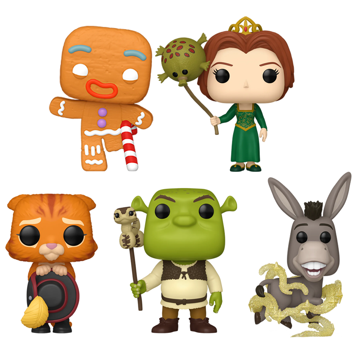 Shrek Funko Pop! Movies Vinyl Figure Bundle of 5