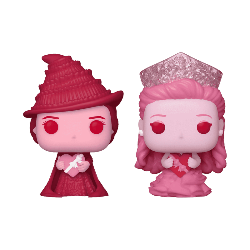 Elphaba Glinda Valentine 2pk Wicked Funko Pocket Pop Vinyl Figure