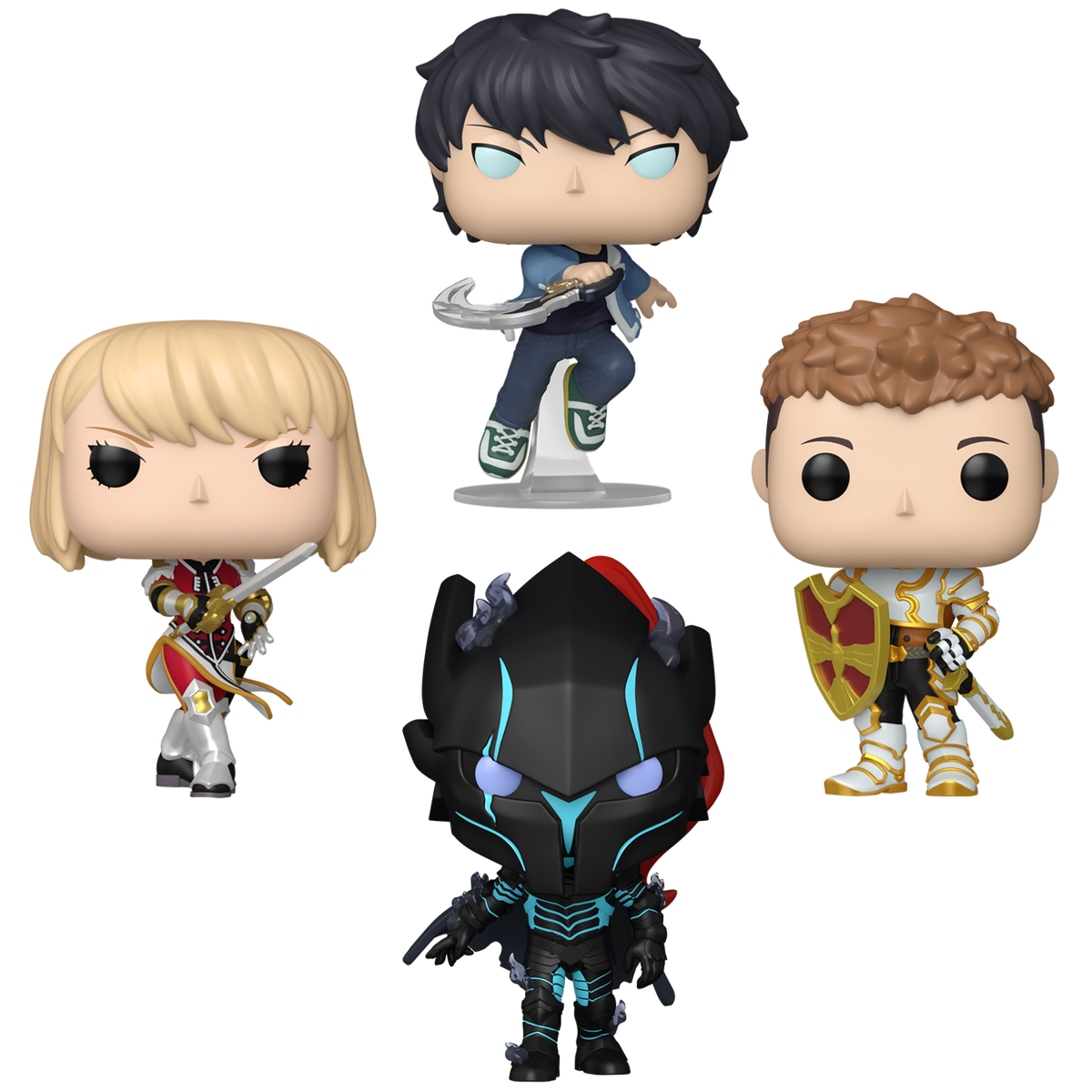 Solo Leveling Funko Pop! Anime Vinyl Figure Bundle of 4