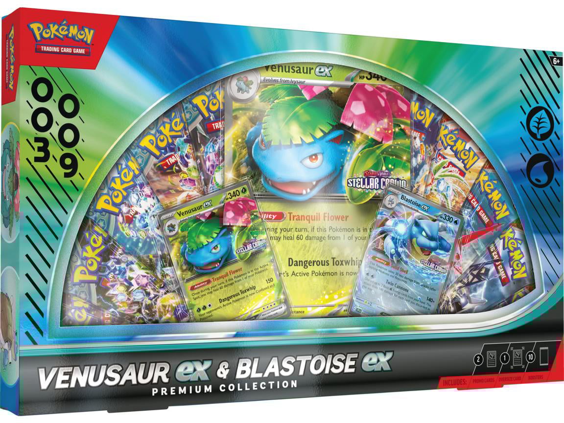 ポケモンカードゲーム VENUSAUR & CHARIZARD & BLASTOISE EX Pokémon Card Game Scarlet & Violet Special Deck Set Ex 