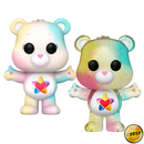 True Heart Care Bear 40th Funko Pop! Animation Vinyl Figure Common + CHASE Bundle