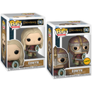 Eowyn (Battle) Lord of the Rings Funko Pop! Movies Vinyl Figure Common + Chase Bundle