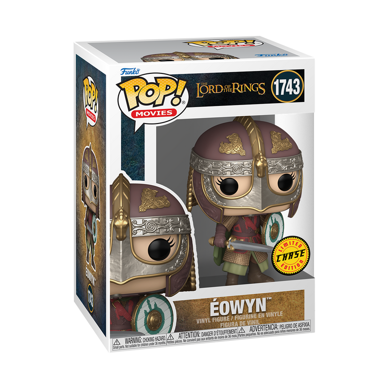 Eowyn (Battle) Lord of the Rings Funko Pop! Movies Vinyl Figure Common + Chase Bundle