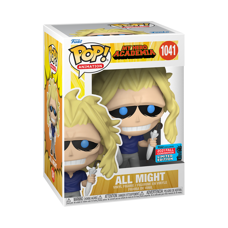 All Might with Bag & Umbrella My Hero Academia Funko Pop! Anime Vinyl Figure