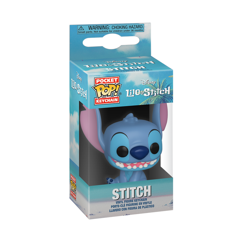 Stitch (Sitting) Lilo & Stitch Funko Pocket Pop! Disney Keychain