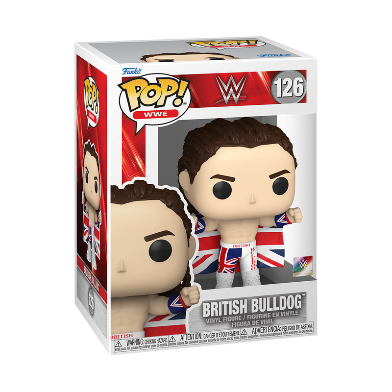 British Bulldog Funko Pop! WWE Vinyl Figure