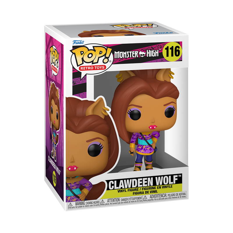 Clawdeen Wolf Monster High Funko Pop! Retro Toys Vinyl Figure