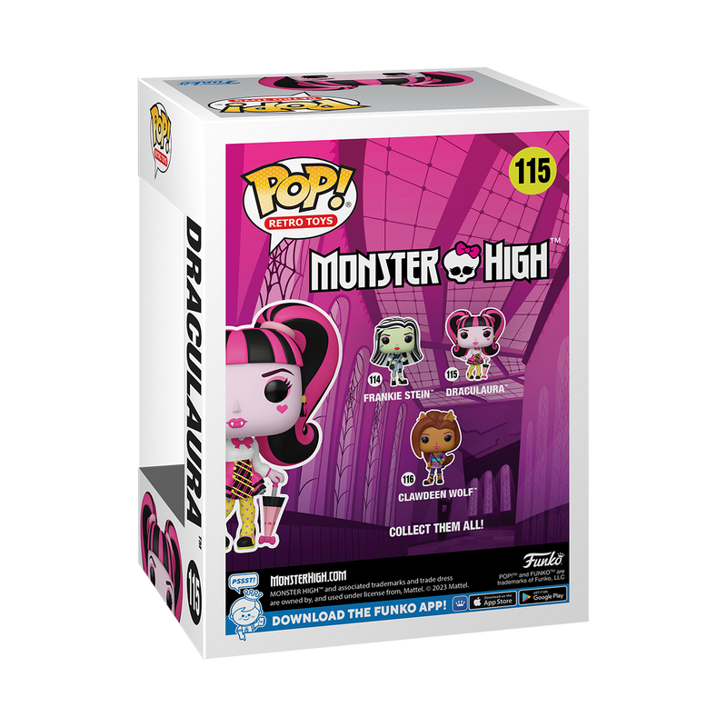 Draculaura Monster High Funko Pop! Retro Toys Vinyl Figure