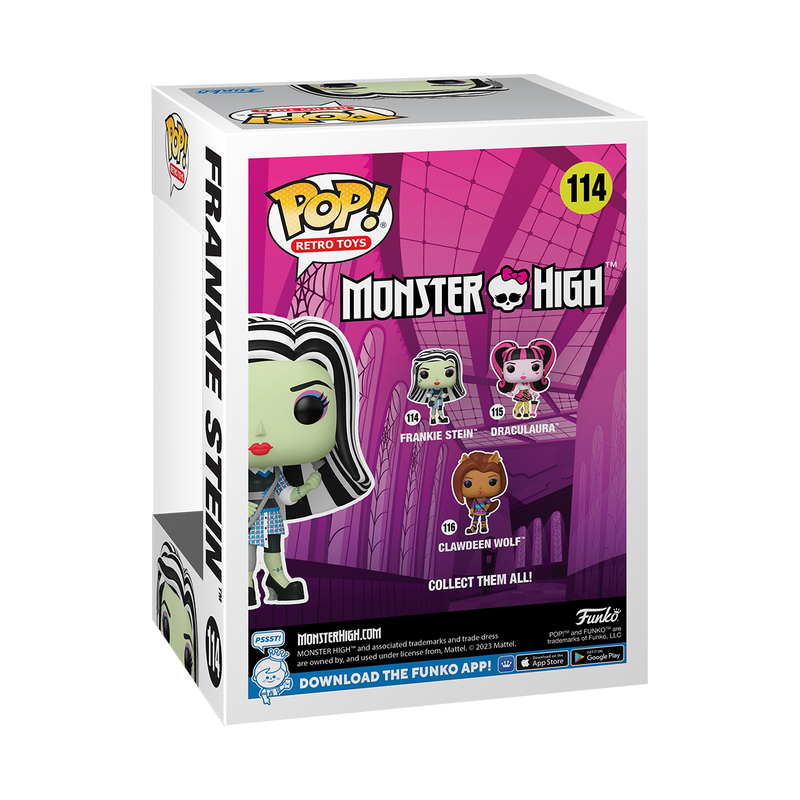 Frankie Stein Monster High Funko Pop! Retro Toys Vinyl Figure