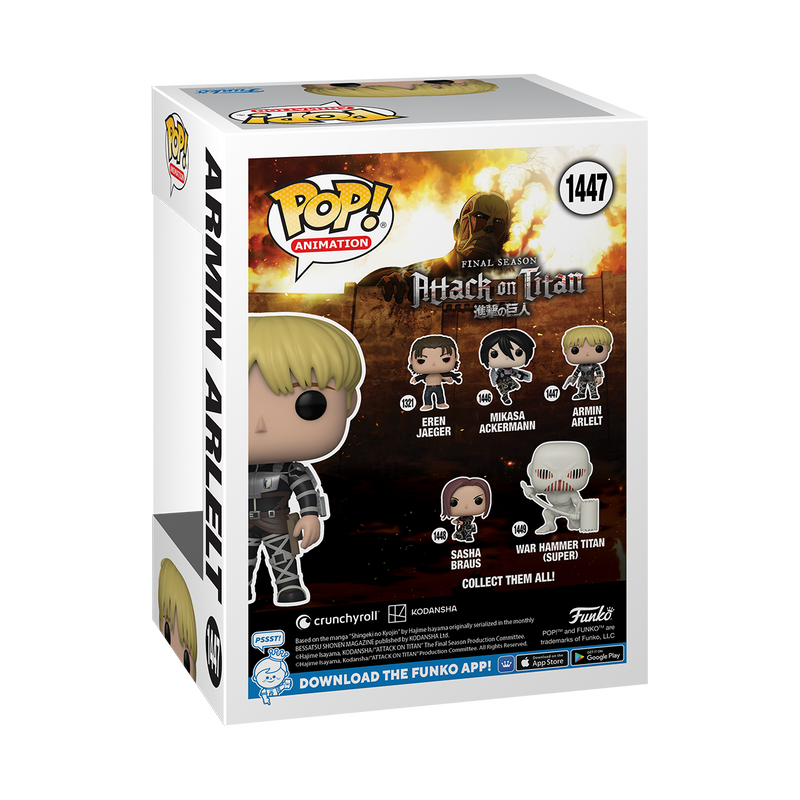 Armin Arlelt Attack on Titan Funko Pop! Anime Vinyl Figure