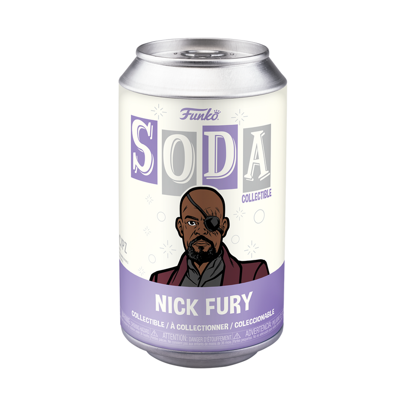 Nick Fury The Marvels Funko Vinyl Soda Figure