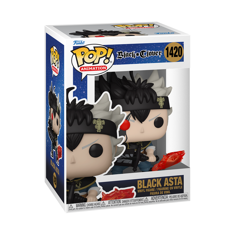 Black Asta Black Clover Funko Pop! Anime Vinyl Figure