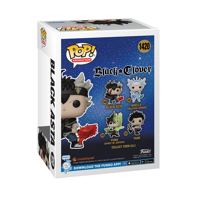 Black Asta Black Clover Funko Pop! Anime Vinyl Figure