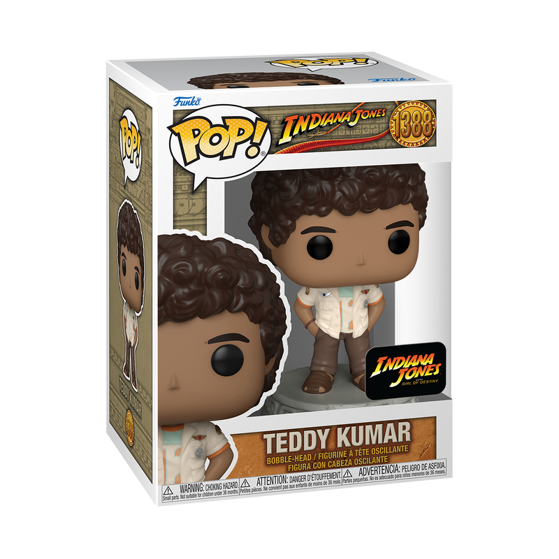 Teddy Kumar Indiana Jones Funko Pop! Movies Vinyl Figure