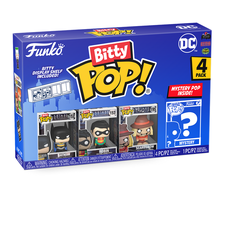 Batman 4pk DC Comics Funko Bitty Pop! Vinyl Figures