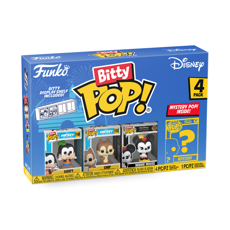 Goofy 4pk Disney Funko Bitty Pop! Vinyl Figures