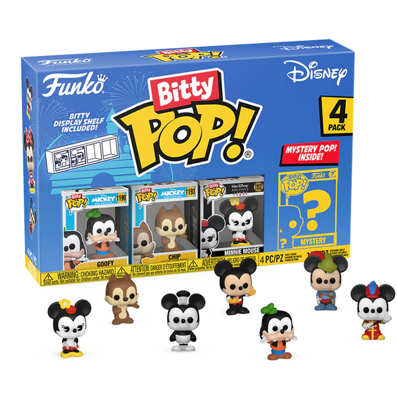 Goofy 4pk Disney Funko Bitty Pop! Vinyl Figures