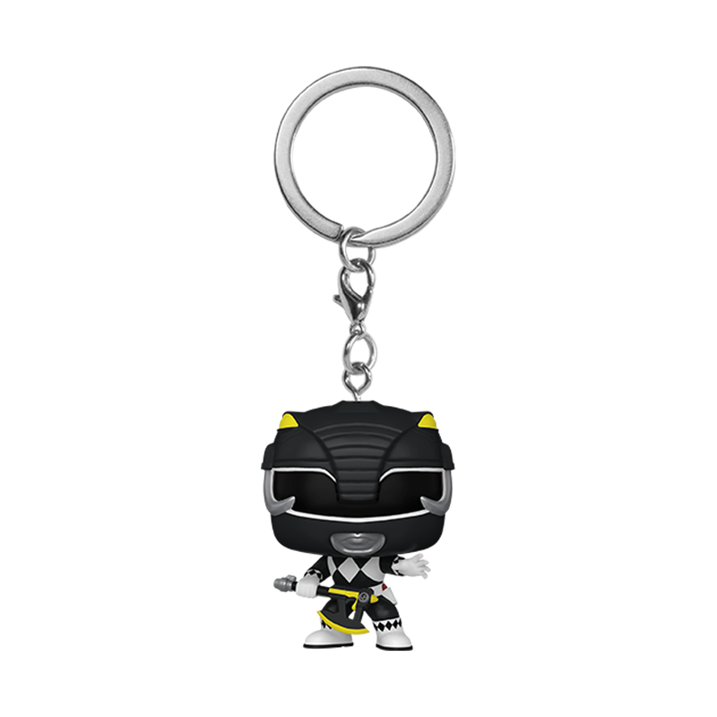 Black Ranger Power Rangers Funko Pocket Pop! TV Keychain