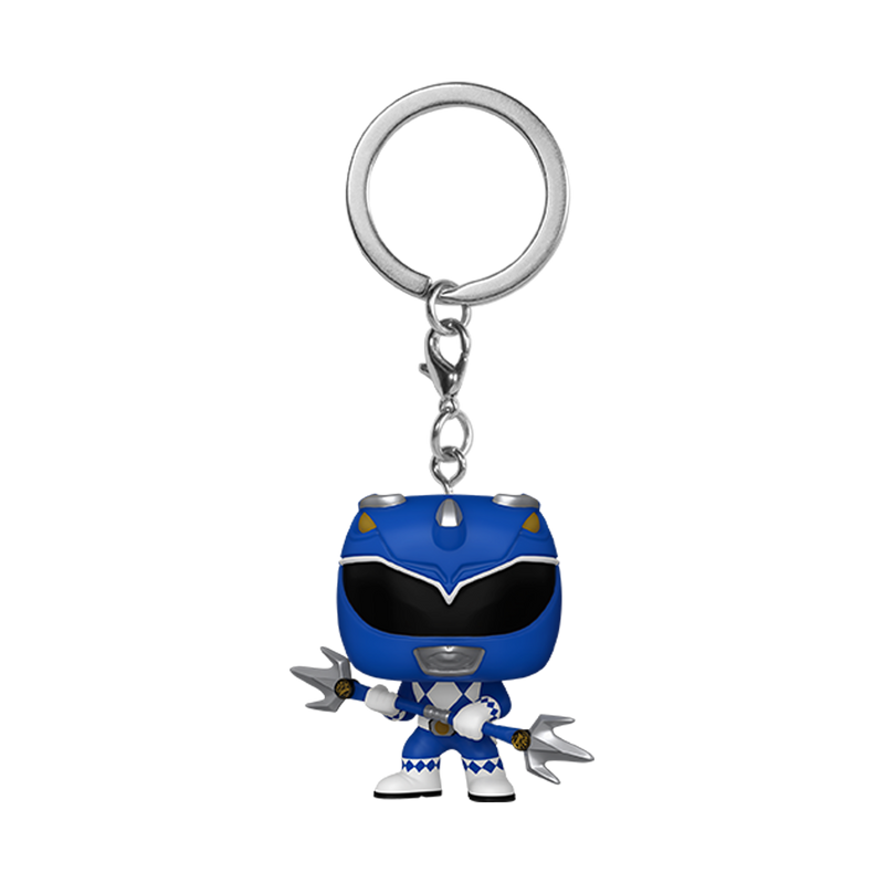 Blue Ranger Power Rangers Funko Pocket Pop! TV Keychain