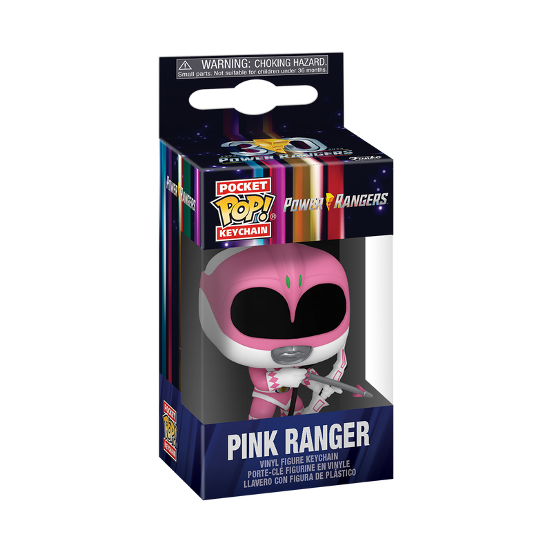 Pink Ranger Power Rangers Funko Pocket Pop! TV Keychain