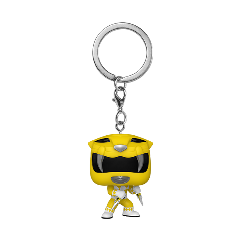 Yellow Ranger Power Rangers Funko Pocket Pop! TV Keychain