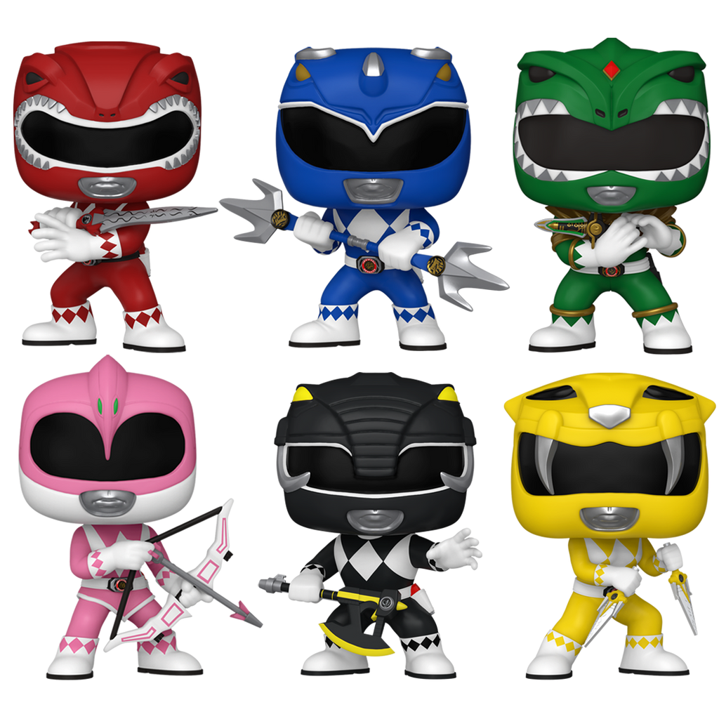 Power rangers online funko pop set