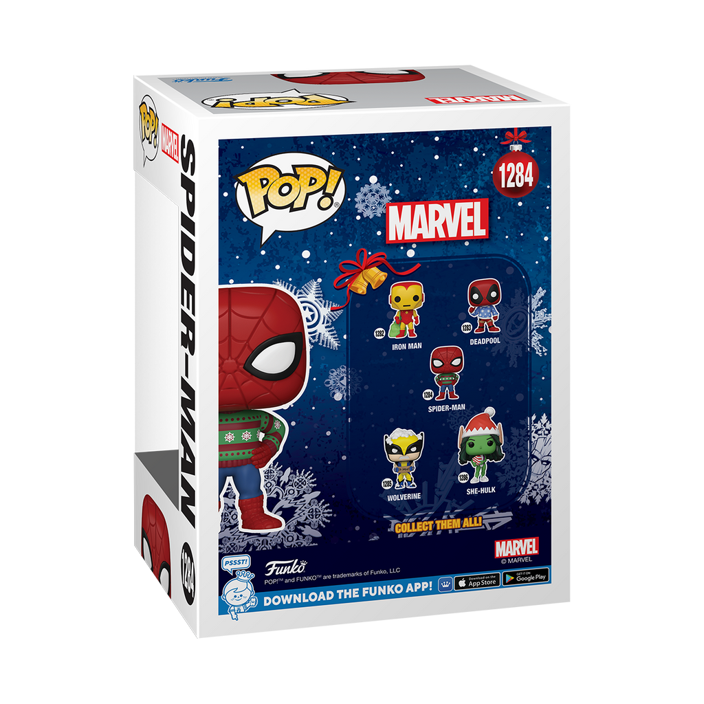 Spider-Man (Holiday) Funko Pop! Marvel Vinyl Figure