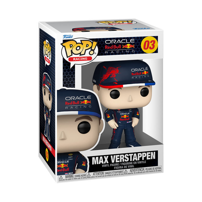 Max Verstappen Redbull Formula 1 Funko Pop! Racing Vinyl Figure