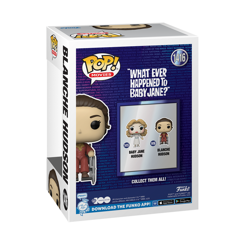Blanche Hudson Whatever Happened to Baby Jane Funko Pop! Movies Vinyl Figure Common + Chase Bundle