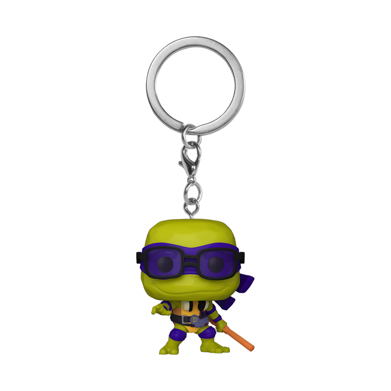 Donatello TMNT: Mutant Mayhem Funko Pocket Pop! Movies Keychain
