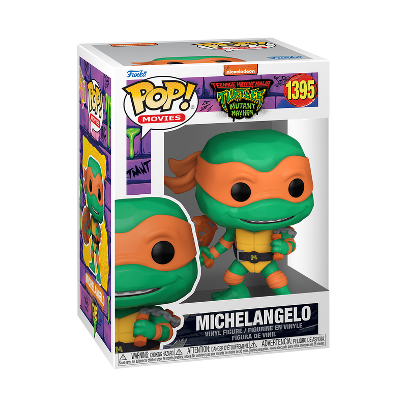 Michelangelo TMNT: Mutant Mayhem Funko Pop! Movies Vinyl Figure