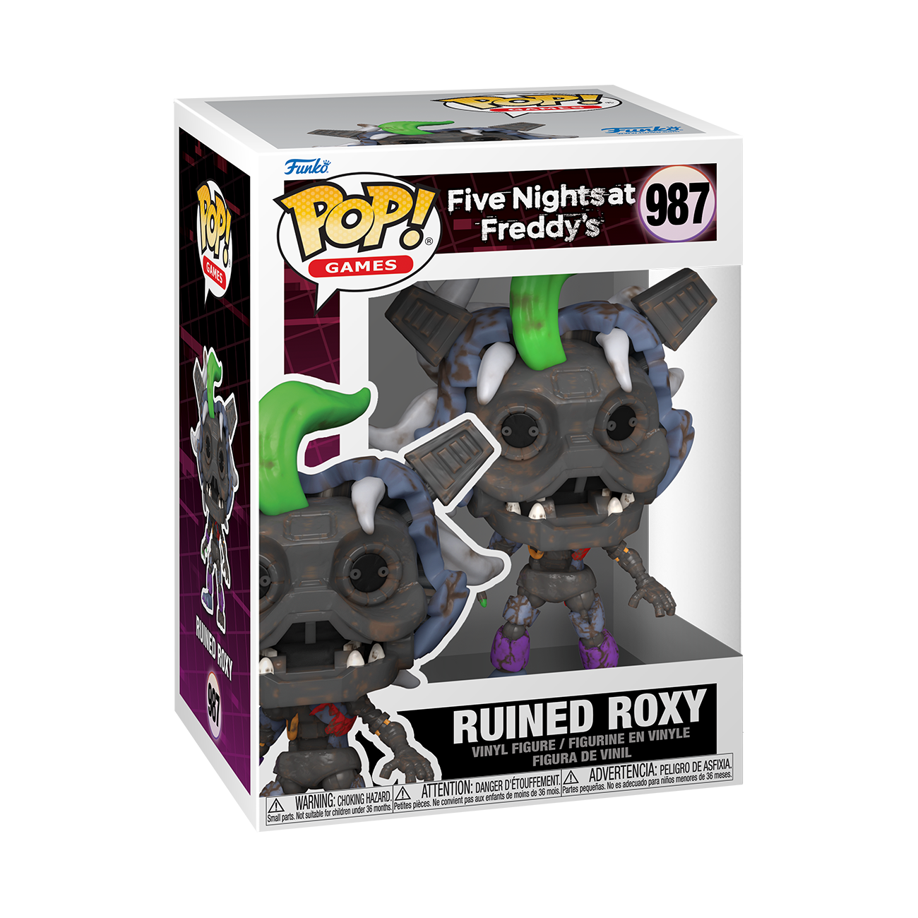 Ruin Roxy Fixed Roxy Ruined Roxy Five Nights At Freddy's Funko Pop! Games Vinyl Figure