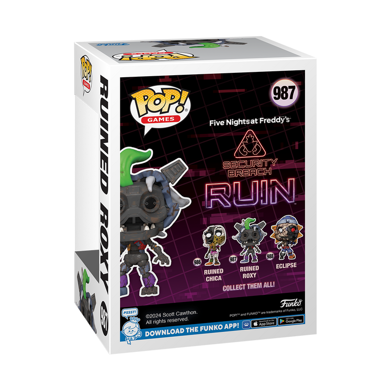 Ruined Roxy Five Nights At Freddy's Funko Pop! Games Vinyl Figure