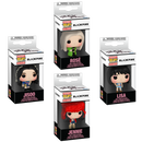 BLACKPINK (Shut Down) Funko Pocket Pop! Rocks Keychain Bundle of 4
