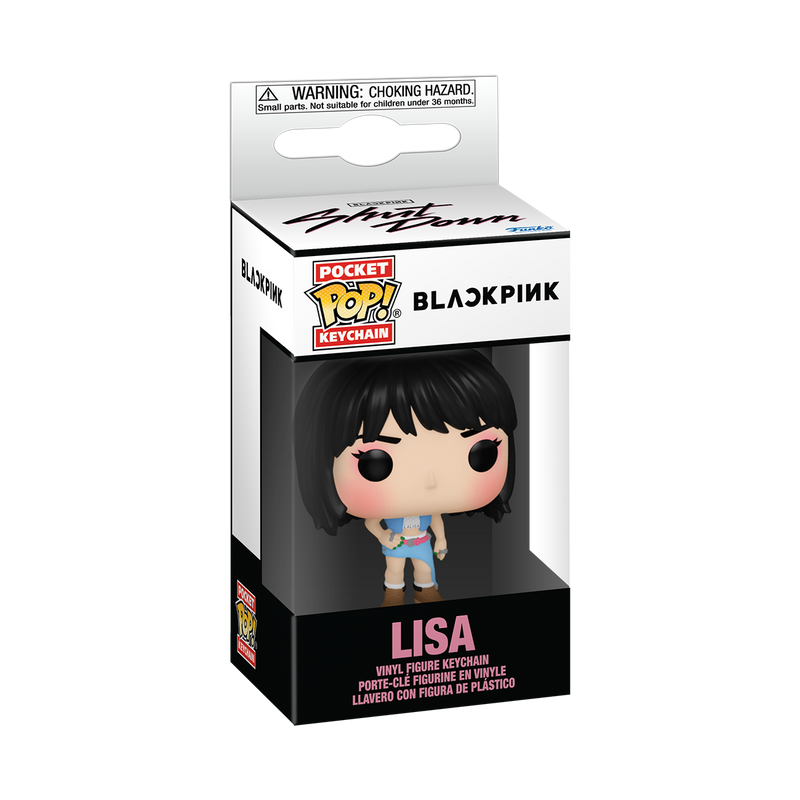 Lisa (Shut Down) BLACKPINK Funko Pocket Pop! Rocks Keychain