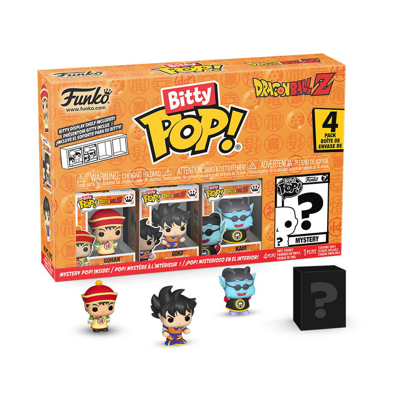 Gohan 4pk Dragon Ball Z Funko Bitty Pop! Anime Vinyl Figures