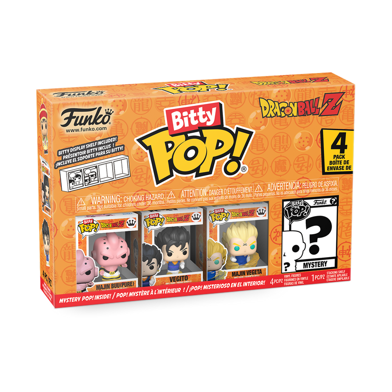 Kid Buu 4pk Dragon Ball Z Funko Bitty Pop! Anime Vinyl Figures