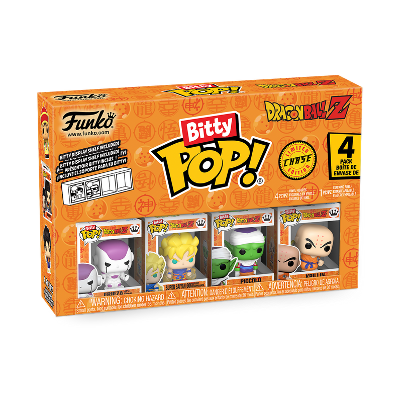 Frieza 4pk Dragon Ball Z Funko Bitty Pop! Anime Vinyl Figures