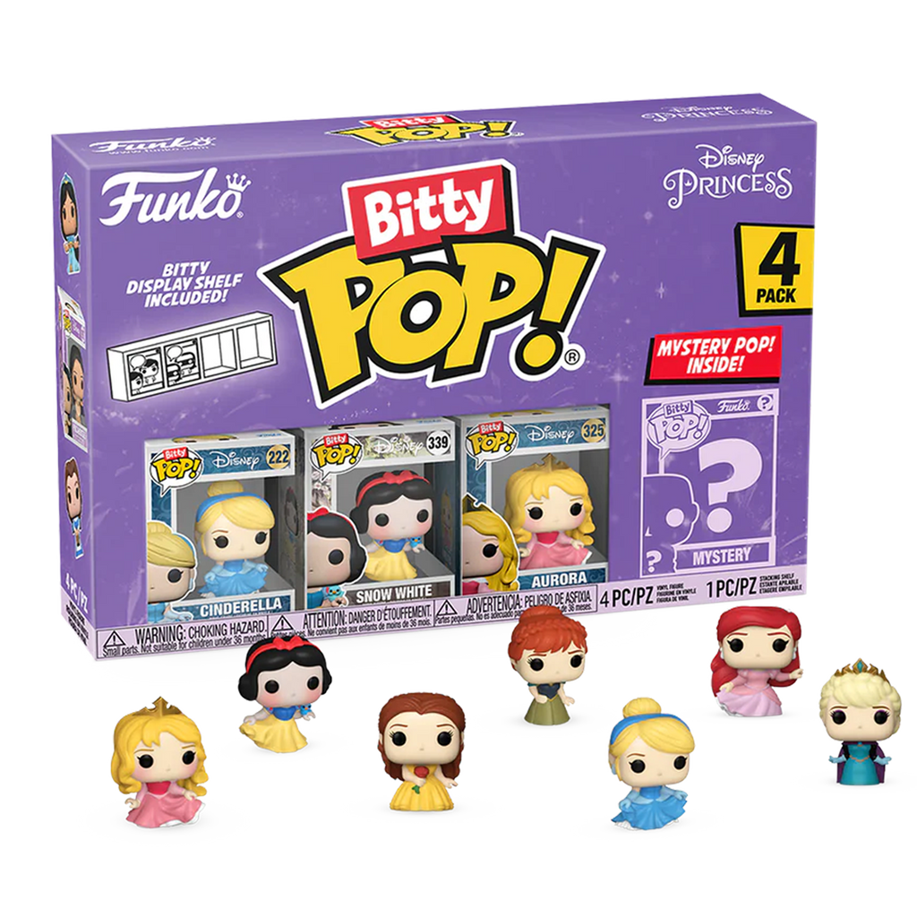 Disney Princess 4 Pack Series 3 (Cinderella) Funko - Bitty POP! Disney — Pop  Hunt Thrills