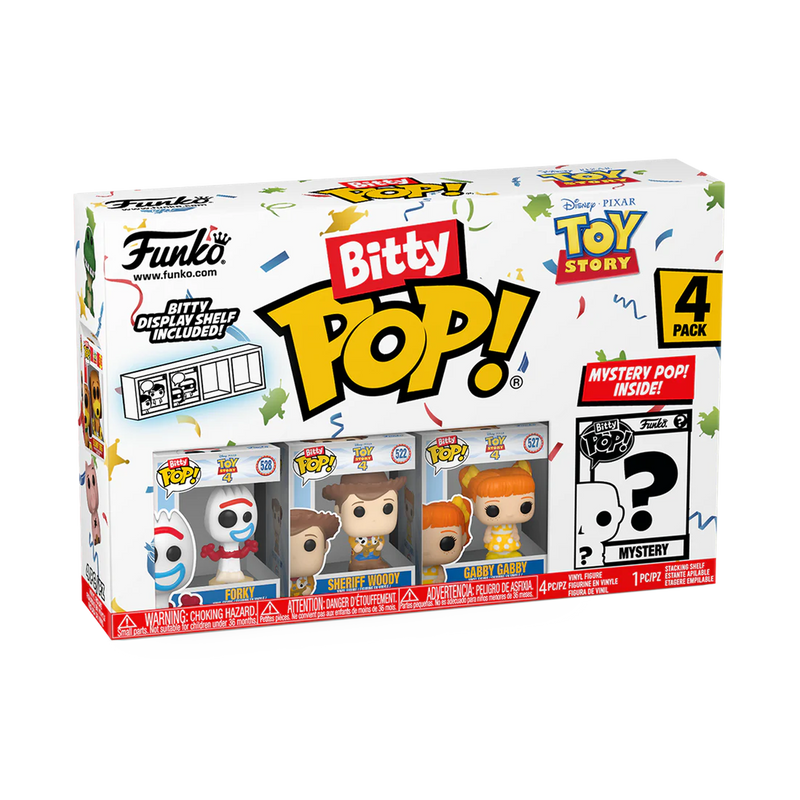 Forky 4pk Toy Story Funko Bitty Pop! Disney Vinyl Figures