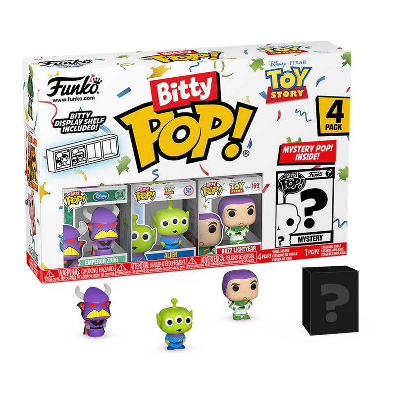 Zurg 4pk Toy Story Funko Bitty Pop! Disney Vinyl Figures