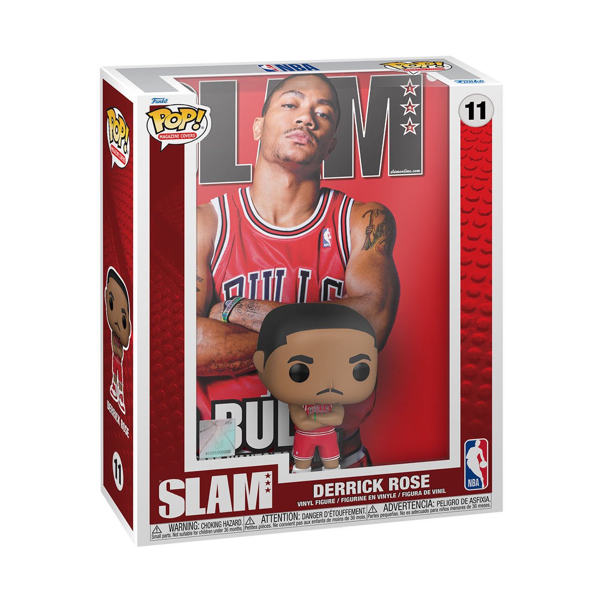 Derrick Rose SLAM NBA Funko Pop! Magazine Cover Vinyl Figure