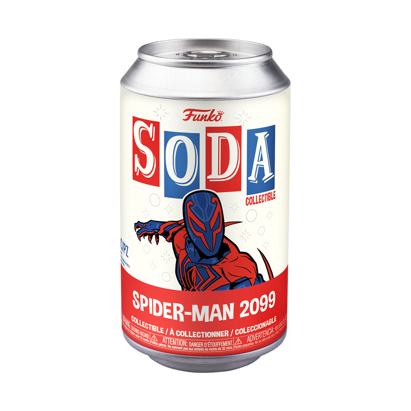 Spider-Man 2099 Spider-Man Across the Spider-Verse Funko Vinyl Soda Figure