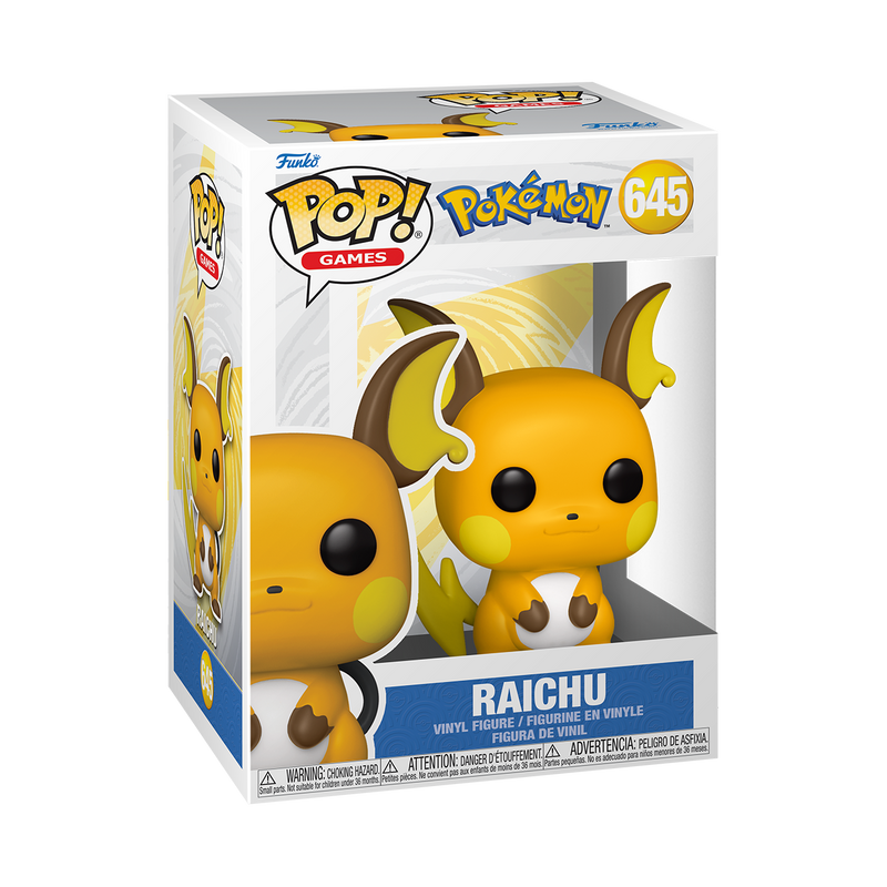 Raichu Pokemon Funko Pop! Games Vinyl Figure