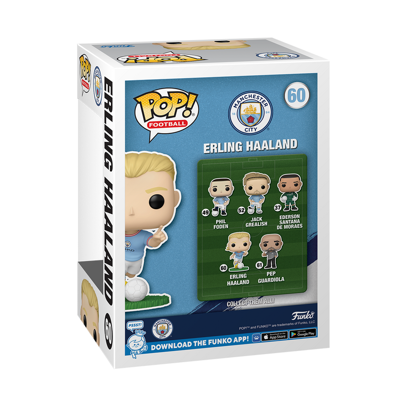 Coming Soon: Manchester City Manchester City Pop! Erling Haaland, Pep  Guardiola : r/funkopop